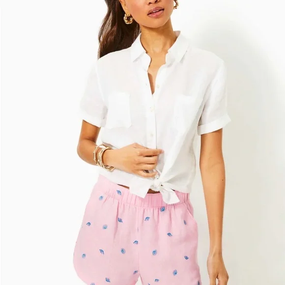 Pink Women's Shorts - Picture 4 of 7